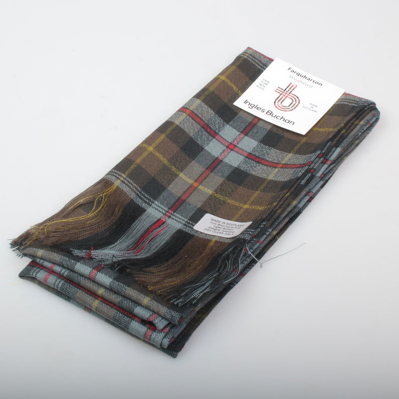 Full Length Sash in Farquharson Weathered Tartan