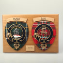 Double Clan Wall Plaque