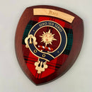 Close-up of the Kerr Clan Crest Plaque, featuring intricate designs and high-quality craftsmanship, perfect for proud Scots.