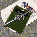 Clan Crest Pewter Kilt Pin with MacKenzie Crest, an elegant kilt accessory featuring a traditional claymore design in antique palladium finish, perfect for showcasing Scottish heritage.