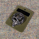 MacFie Clan Crest Badge in Pewter, showcasing its elegant design and palladium finish.