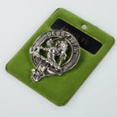 MacDuff Clan Crest Badge in Pewter showcasing the traditional belted design, perfect for representing your Scottish heritage and pride.