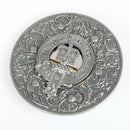 Caledonia Thistle Clan Crest Plaid Brooch