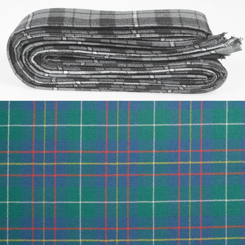 Wool Strip Ribbon in Ingles Ancient Tartan - 5 Strips, Choose your Width