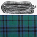 Wool Strip Ribbon in Keith Ancient Tartan - 5 Strips, Choose your Width for wedding decorations, bouquets, and crafts. Versatile tartan ribbon with unique patterns.