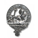 MacKinnon Clan Crest Badge in Pewter - a beautiful, durable pewter badge featuring the MacKinnon clan crest, ideal for showing Scottish heritage with pride.