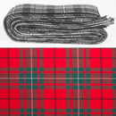 Wool Strip Ribbon in MacAuley Modern Tartan - 5 Strips, Choose your Width, perfect for weddings and crafts.