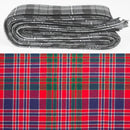 Wool Strip Ribbon in MacDonald of Boisdale Modern Tartan - 5 Strips, Choose your Width, perfect for wedding trimmings and decorations.