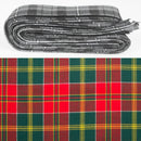 Wool Strip Ribbon in MacDonald of Kingsburgh Tartan - Perfect for Weddings or Any Occasion, showcasing the beautiful fine weight wool tartan cut into strips for versatile use in decorations and trimmings.