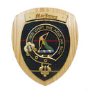 Handmade MacInnes Clan Crest Plaque showcasing Scottish craftsmanship and heritage, perfect for home decor.