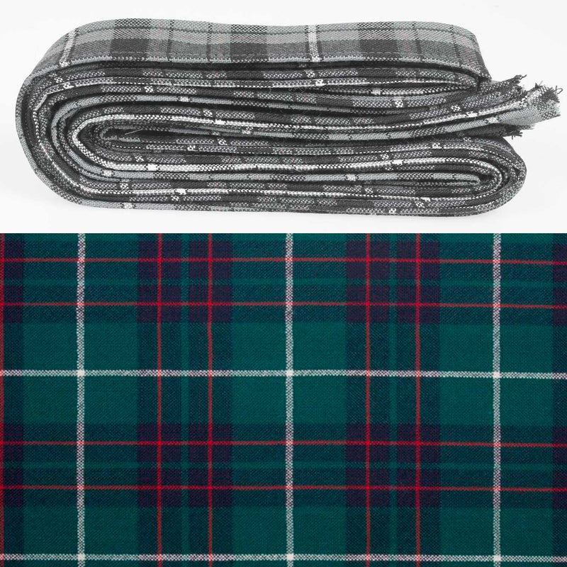 Wool Strip Ribbon in MacIntyre Hunting Modern Tartan - 5 Strips, Choose your Width