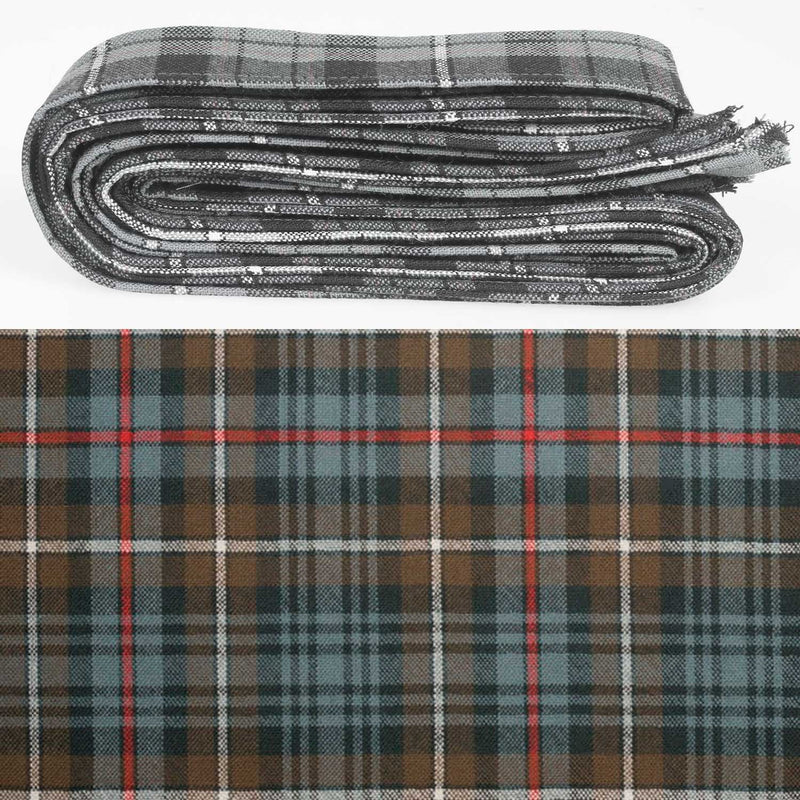 Wool Strip Ribbon in MacKenzie Weathered Tartan - 5 Strips, Choose your Width