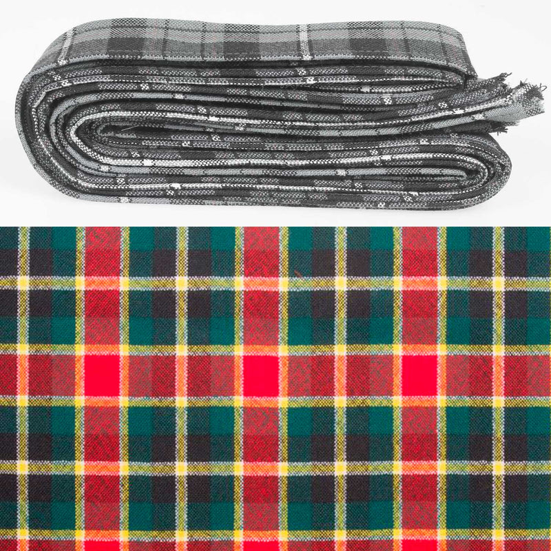 Wool Strip Ribbon in MacLachlan Hunting Ancient Tartan - 5 Strips, Choose your Width