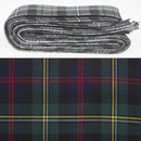 Wool Strip Ribbon in Malcolm Modern Tartan - 5 Strips, Choose Your Width