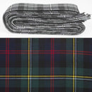 Wool Strip Ribbon in Malcolm Modern Tartan showcasing five strips in various widths, perfect for adding Scottish charm to weddings and special occasions.