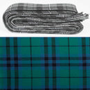Wool Strip Ribbon in Marshall Ancient Tartan, perfect for various occasions like weddings, showcasing the distinct tartan design and texture.