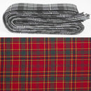 Wool Strip Ribbon in Munro Modern Tartan showcasing 5 strips with a variety of widths, perfect for elegant decorations and craft projects.