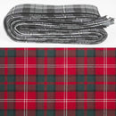 Wool Strip Ribbon in Nisbet Modern Tartan showcasing 5 strips with customizable width, perfect for weddings and creative crafts.