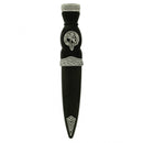 Celtic Pattern Top Clan Crest Sgian Dubh