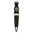 Celtic Pattern Top Clan Crest Sgian Dubh