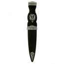 Thistle Pattern Top Clan Crest Sgian Dubh