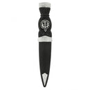 Thistle Pattern Top Clan Crest Sgian Dubh