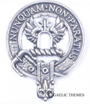Johnstone Clan Crest Badge in Pewter, perfect for everyday wear and clan gatherings, featuring a traditional locking safety pin design.