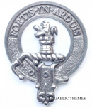 Middleton Clan Crest Badge in Pewter, featuring a traditional belted design, perfect for everyday wear and clan gatherings.
