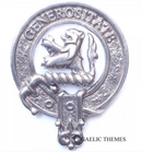Nicholson Clan Crest Badge in Pewter showcasing its traditional design, perfect for everyday wear or clan gatherings.