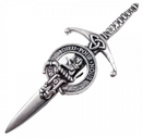 Clan Crest Pewter Kilt Pin with Fletcher Crest
