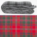 Wool Strip Ribbon in Stewart of Appin Modern Tartan, showcasing 5 strips perfect for weddings and decorations, available in various widths.