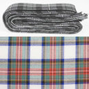 Wool Strip Ribbon in Stewart Dress Ancient Tartan showcasing its stylish design, perfect for wedding decor and DIY projects, available in various widths.