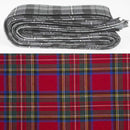 Wool Strip Ribbon in Stewart Royal Modern Tartan displaying five strips in various widths, perfect for elegant event decorations.