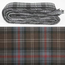Wool Strip Ribbon in Sutherland Old Weathered Tartan - 5 Strips, Choose Your Width, showcasing a high-quality fine weight wool tartan perfect for elegant decorations.