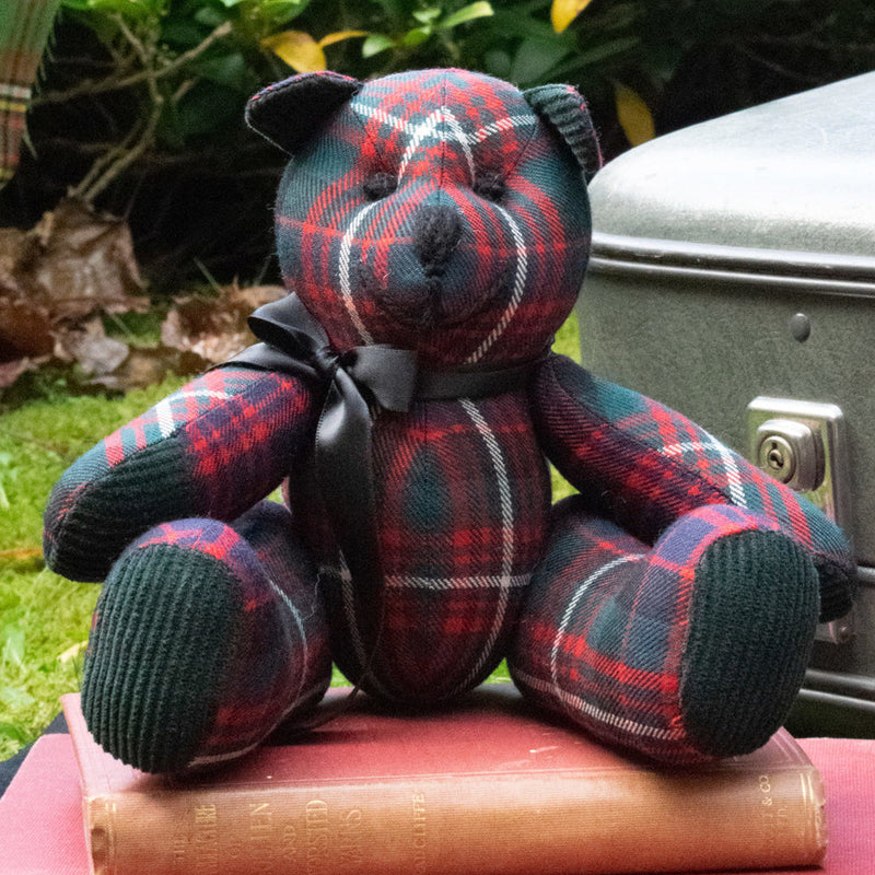 Tartan Heirloom Jointed Bear