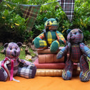 Tartan Heirloom Jointed Bear