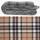 Wool Strip Ribbon in Thomson Camel Tartan - elegant and versatile 5 strips, perfect for weddings and special occasions, showcasing rustic charm and high-quality wool fabric.