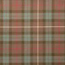 Close-up of Heavyweight Tartan Material 16oz Wool 'Strome' showcasing its rich texture.