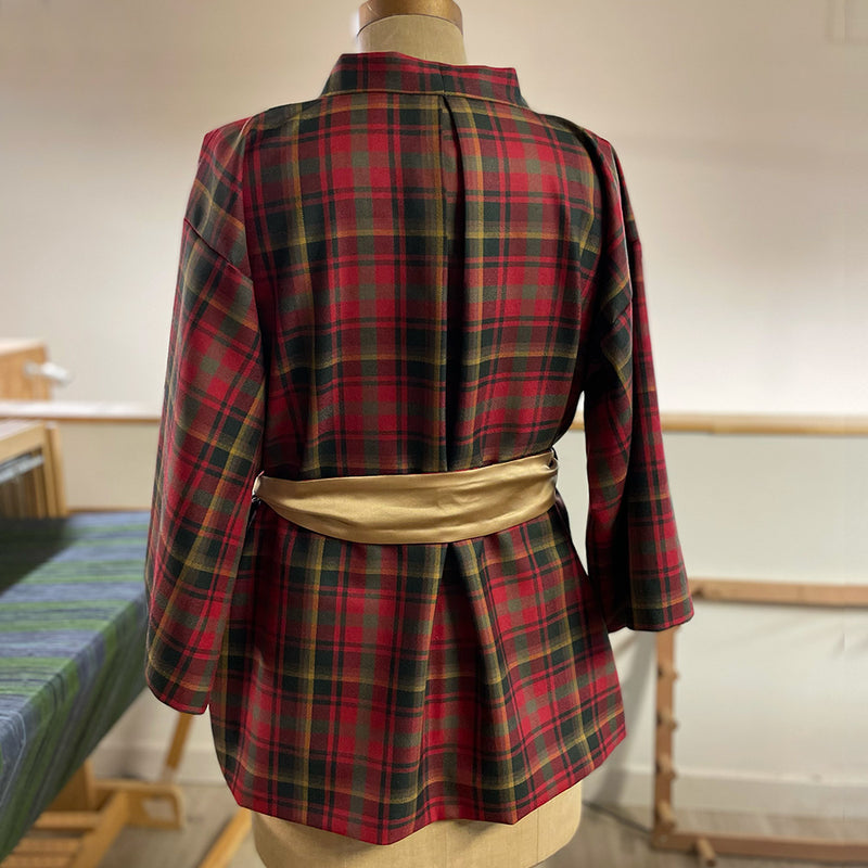 Silk Lined Loretto Jacket - Custom made in your choice of Tartan