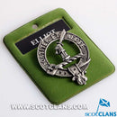 Elliot Clan Crest Badge in Pewter showcasing intricate design and high-quality craftsmanship, perfect for clan members.