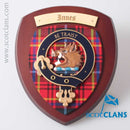 Innes Clan Crest Plaque showcasing beautiful Scottish craftsmanship and heritage, perfect for proud displays of clan pride.