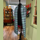Extra Long Hebridean Scarf - Choice of Tartans draped elegantly to highlight its premium wool fabric and vibrant tartan patterns.