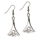 Stylish Kells Earrings made from high-quality pewter, showcasing a contemporary design perfect for any outfit.