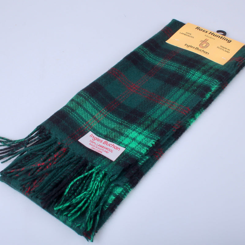 Ross Hunting Modern Lambswool Scarf