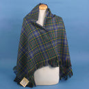 MacMillan Hunting Modern Tartan Shawl in 100% pure wool, lightweight and versatile, perfect for warmth and style.