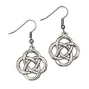 Jura Knot Earrings by Art Pewter, showcasing a unique knot design in high-quality pewter for a stylish, lightweight accessory perfect for any occasion.