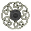 Antique Celtic Interlace Plaid Brooch
