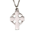 St. Columba Cross Pendant crafted from high-quality pewter, showcasing a traditional cross design perfect for daily wear or special occasions.