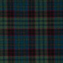 Image of medium-weight tartans rolled up, illustrating the range of colors and patterns available for sewing projects.