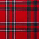 Close-up of Luxury Tartan Handfasting Ribbon with Embroidery, highlighting intricate details and personalized embroidery options.